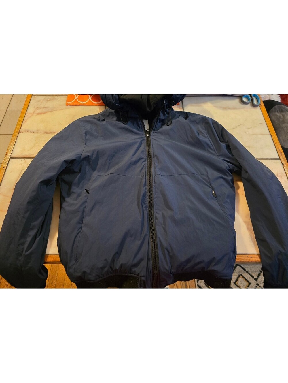 Zara Hooded Padded Bomber Jacket